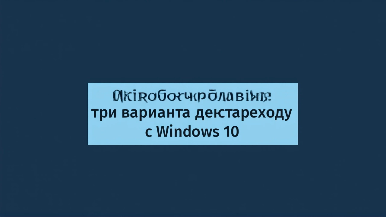Microsoft объявил: поддержка Windows 10 завершится 14 октября 2025 года